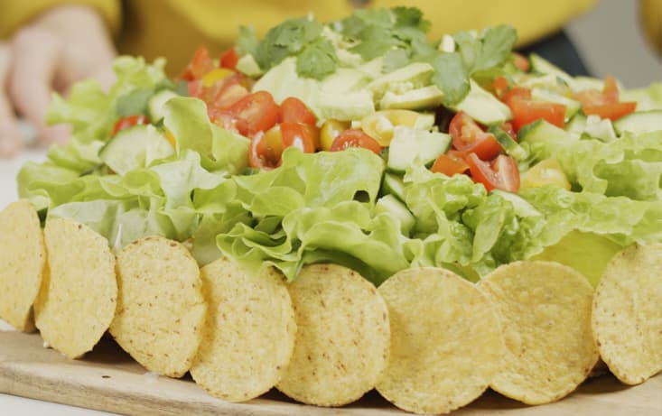 Tacosmörgåstårta - Tacotårta med nachos - Recept | Pågen